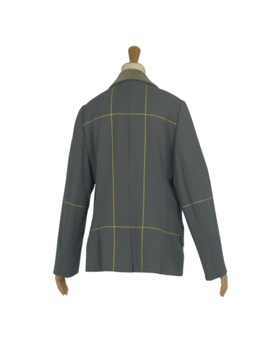 Hermes Jacket Tailored Collar Velour Vintage - Picture 9 of 12
